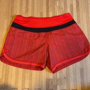Lululemon running shorts size 2